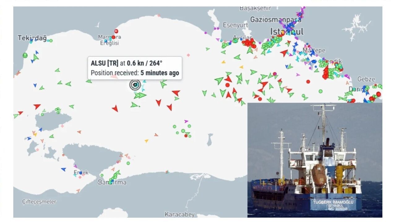 Marmara Denizi'nde Gemi Çarpışması: 10 Kişilik Mürettebat Kayboldu